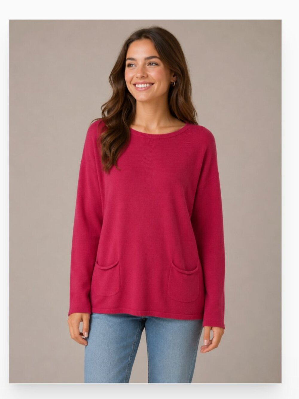 Garnet Hill Organic Cotton Sweater Size XL EUC
